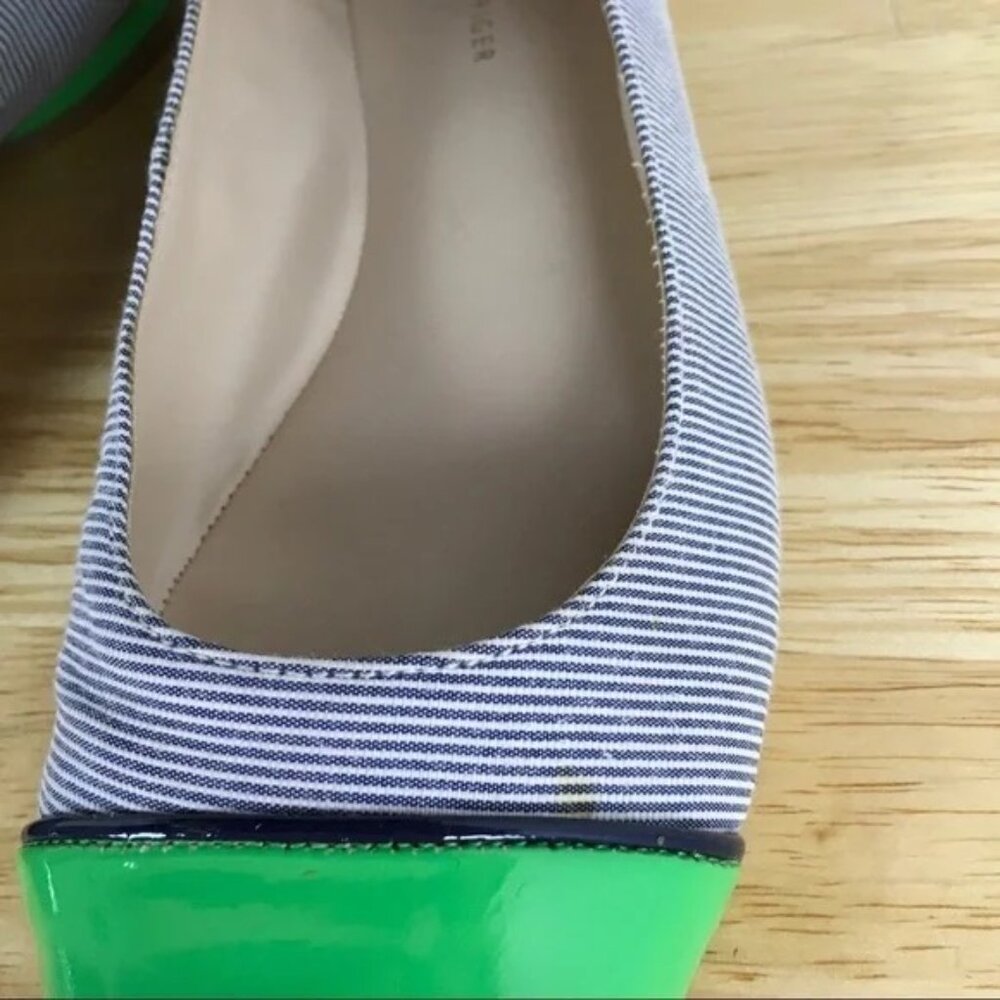 Tommy Hilfiger Striped Ballet Flat Shoes